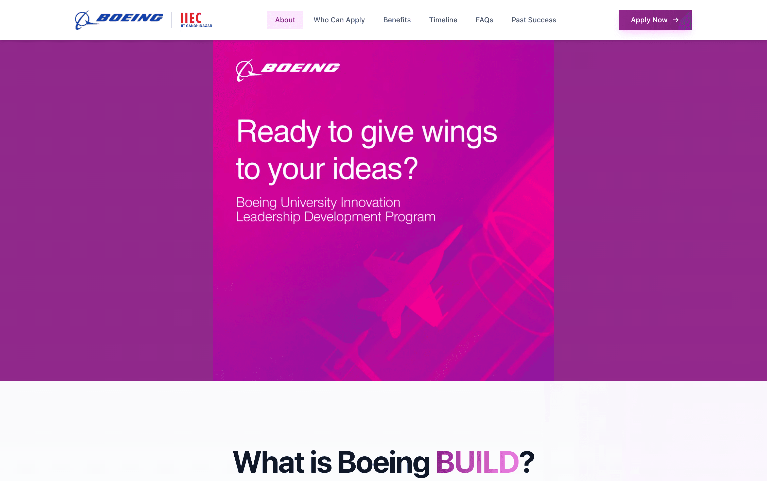 Boeing Build 2026 Website project preview