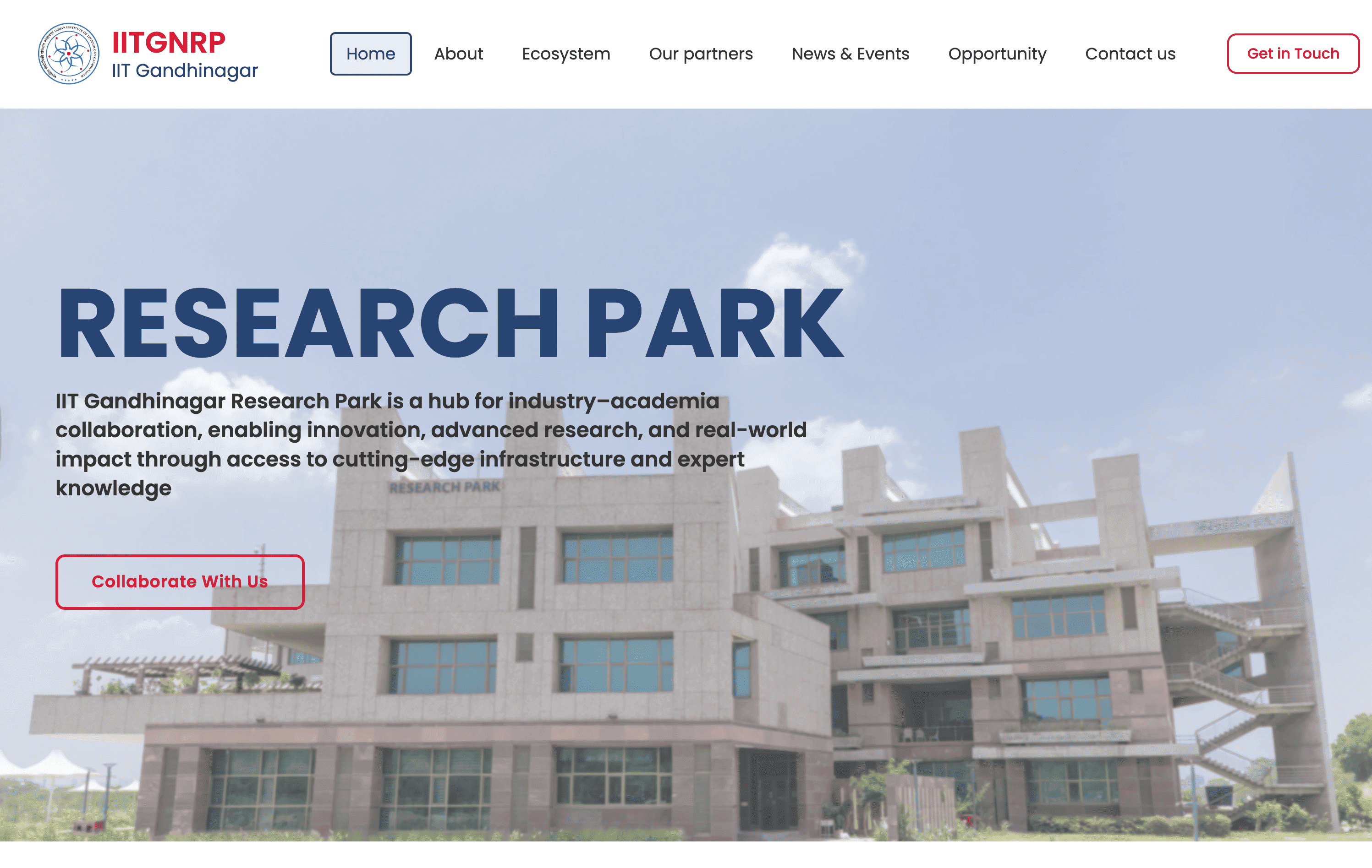 Institutional Website project preview